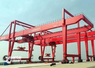 Double Girder Container Gantry Crane Heavy Duty 30 Ton Gantry Crane Untuk Harbor
