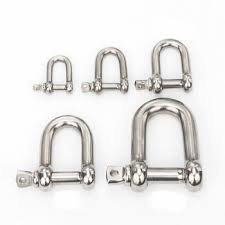Ship Industry 316 Stainless Steel D Shackle 10mm 6mm anti corrosion