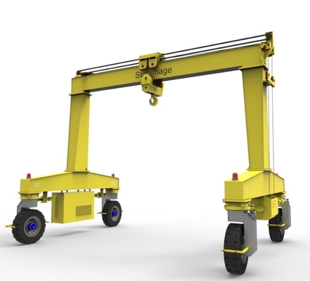 Mobile Gantry Crane Indikator Kecepatan Angin Dan Typhoon Anchor Perangkat Untuk Operasi Aman