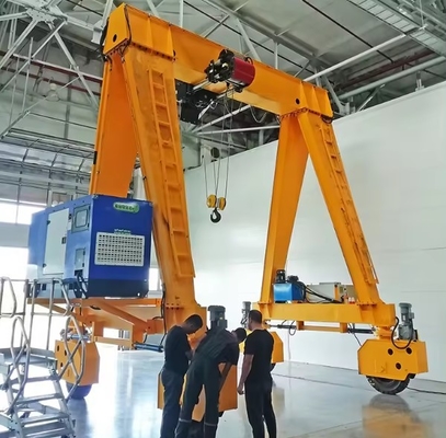 Aman Angkat Motif Gantry Crane di bengkel atau halaman